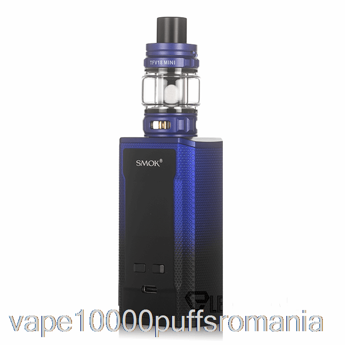 Vape Romania Smok R-kiss 2 200w Starter Kit Negru Albastru